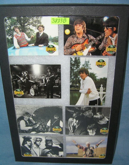 Group of Beatles collectible cards