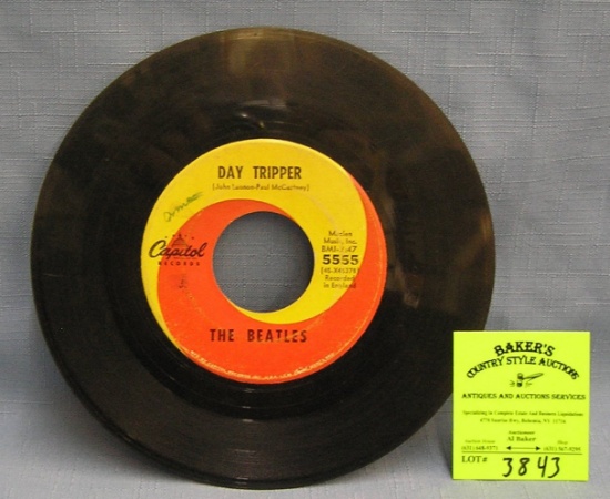 Vintage Beatles 45 rpm record by Capital Records