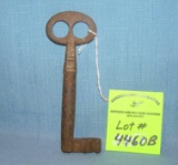 Antique jail house key circa 1860's