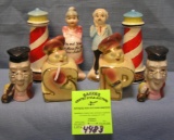 4 pairs of vintage salt and pepper shaker sets