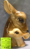 Royal Copley doe and fawn figural planter