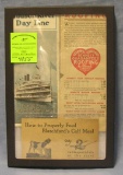 Group of antique advertising brochures