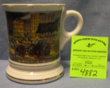 Vintage fireman’s shaving mug