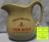 Vintage Hirum walkers Whiskey water pitcher