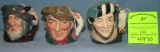 Vintage Royal Dalton character Toby mugs