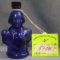 Cobalt blue figural George Washington bottle
