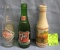 Group of three vintage bottles