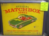Vintage official Matchbox deluxe collectors case