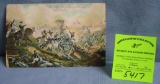 Early Civil War post card of Pickets Charge