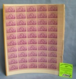 Block of vintage US postage stamps