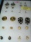 Collection of vintage costume jewelry earrings