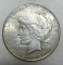 1923 Lady Liberty peace silver dollar