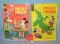 Pair of vintage Disney Mickey Mouse comic books