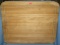 Large 16 inch by 20 inch solid oak cutting board