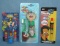Group of 3 collectible character toys