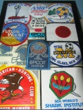 Collection of patches and buttons