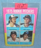 1975 rookie pitchers baseball card