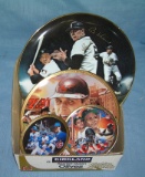 Baseball super star collector plates