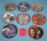 Basketball super star collector plates