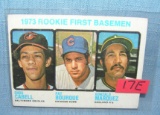 1973 rookie first basemen baseball card