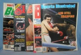 Group of vintage boxing magazines