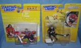 Pair of Starting Lineup Hockey sports figures