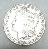 1879 Morgan silver dollar in fine condition