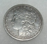 1883 Morgan silver dollar in fine condition