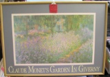 Claude Monet garden in Giverny framed print