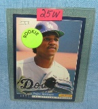 Pedro Martinez rookie baseball card