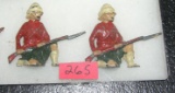 Pair of vintage hand painted soldiers