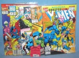 Group of vintage X-Men comic books