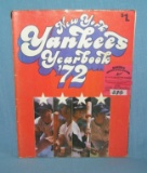 NY Yankees 1972 year book