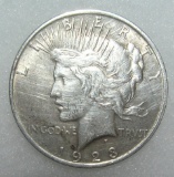 1923 Lady Liberty Peace silver dollar