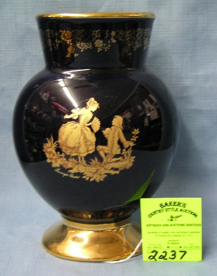 Nice Vintage Victorian style Limoges vase