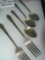 Group of English silver plated flatware