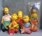 The Simpsons character doll set