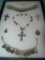 Collection of religious jewelry