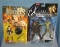 Group of 3 action figures includes X files and Hercules