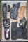 Group of leather pistol and knife cases