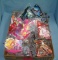 Box full of vintage fast food collectible toys
