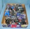 Box full of vintage Batman collectible toys