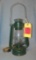 Electrified painted kerosene style lantern