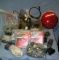 Box full of hardware and automotive supplies