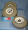 Group of 3 mobile cart and accessory rims and tires
