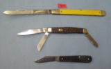 Group of vintage pocket knives
