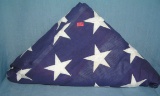 WWII Marine corp veterans memorial flag