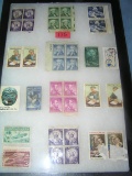 Collection of vintage US postage stamps