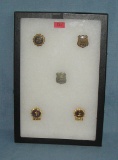 Collection of vintage NY City police badges