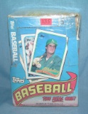 Box of 1989 Topps baseball cards